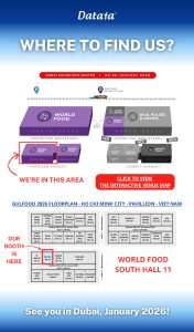 Map showing exact location of Datafa Beverage booth at Gulfood 2026 Dubai.