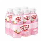 Nata De Coco Drink Lychee 320ml PET OEM Private Label - Image 2