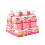 Nata De Coco Drink Pink Guava 320ml PET OEM Private Label - Image 6